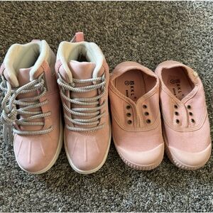 NWT Toddler size 10 osh kosh boots and off brand slip ons same size